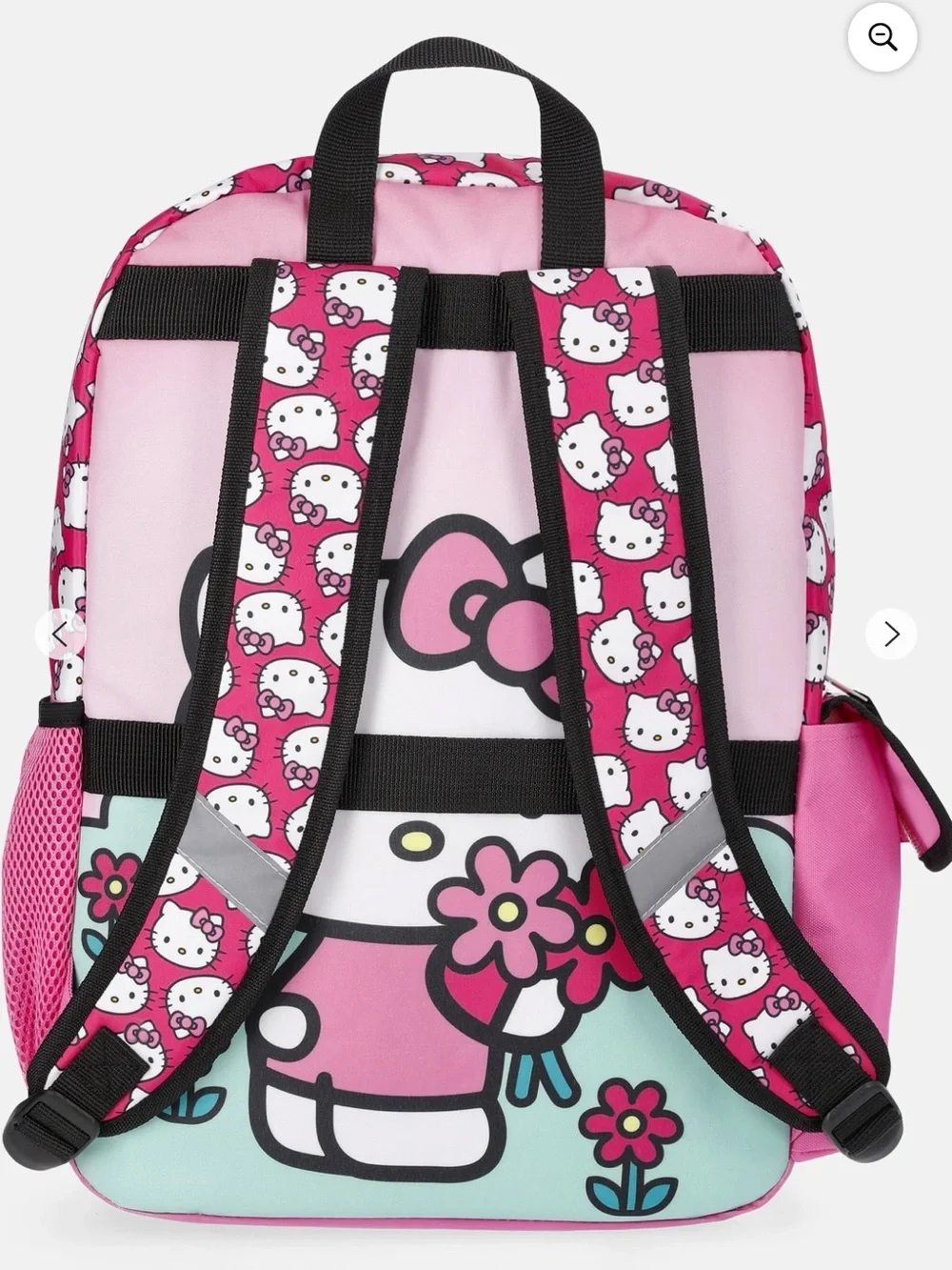 Hello Kitty Pink & Hot Pink Kids Backpack Lunch Bag